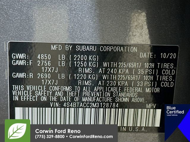 Used 2021 Subaru Outback Premium image 35