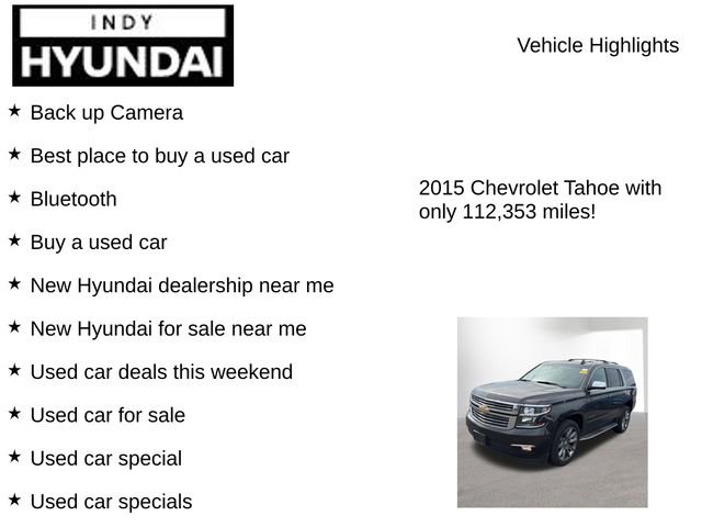 Used 2015 Chevrolet Tahoe LTZ image 7