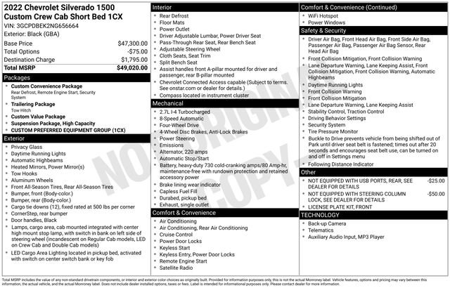 Used 2022 Chevrolet Silverado 1500 Custom image 33