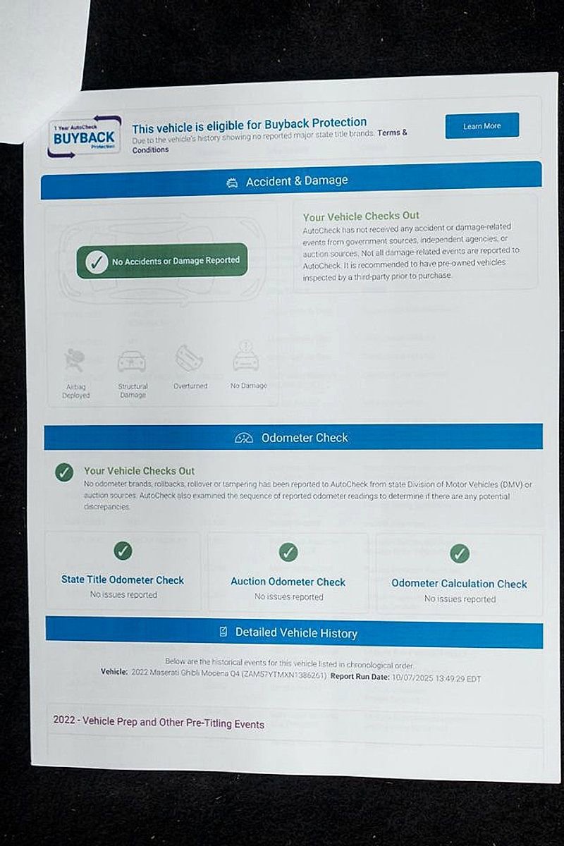 Used 2022 Maserati Ghibli Modena Q4 image 49