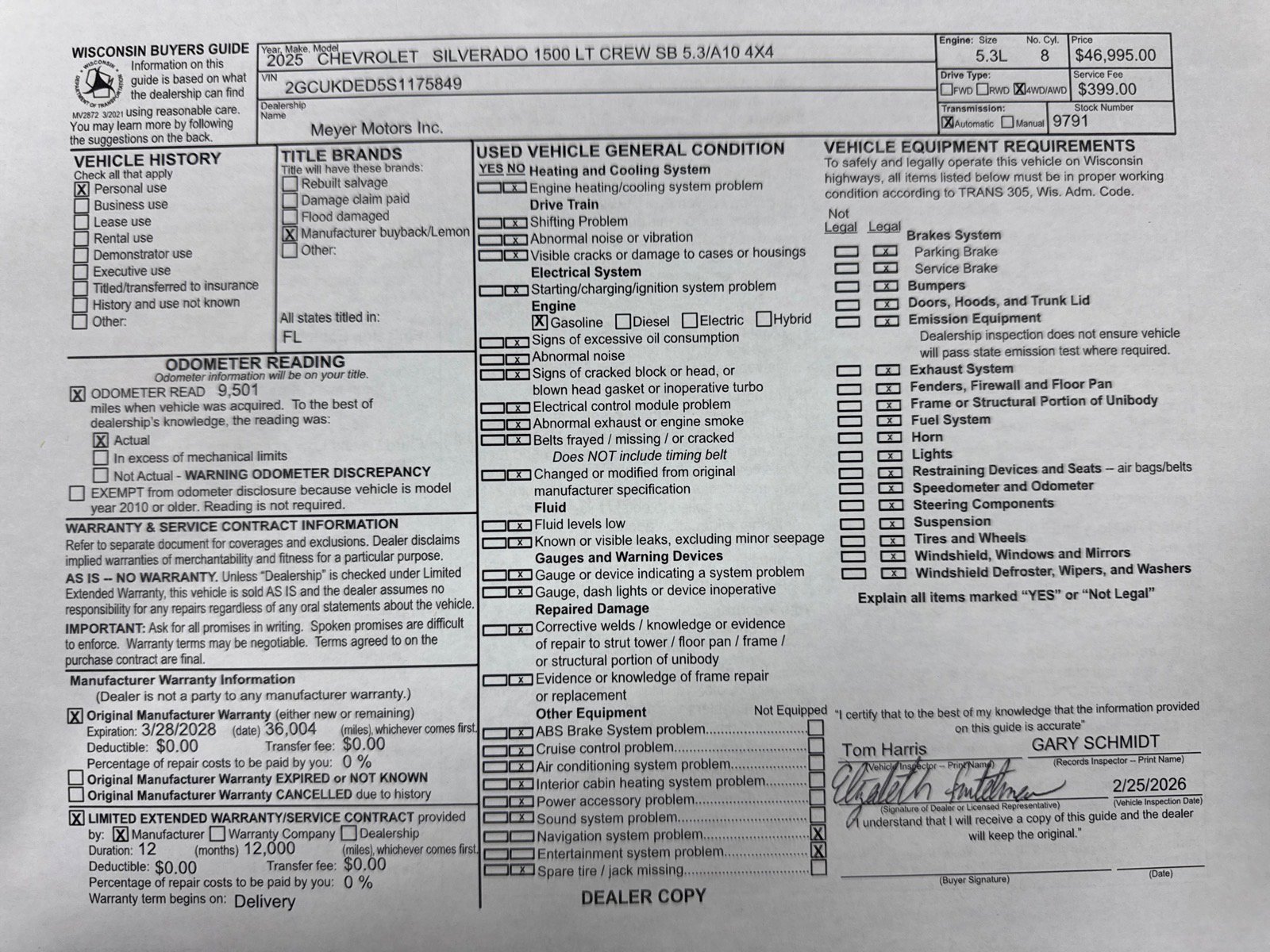 Used 2025 Chevrolet Silverado 1500 LT w/ Z71 Off-Road Package image 25