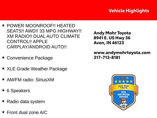 Used 2021 Toyota RAV4 XLE w/ Convenience Package AWD/4WD image 2