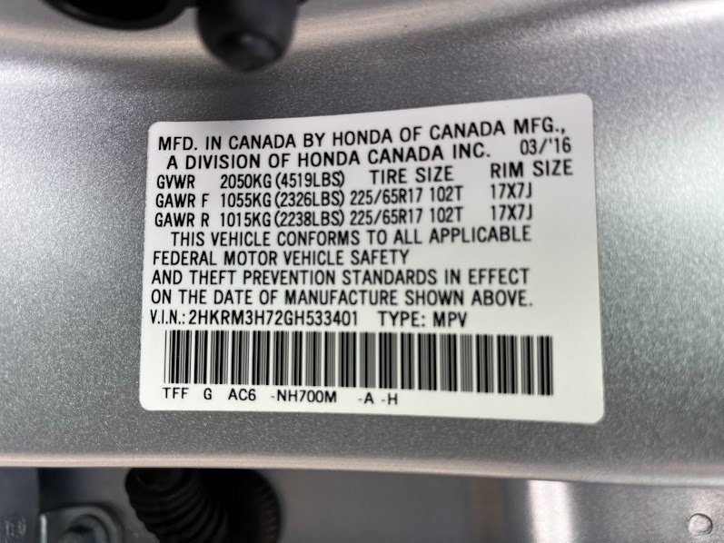 Used 2016 Honda CR-V EX-L image 7