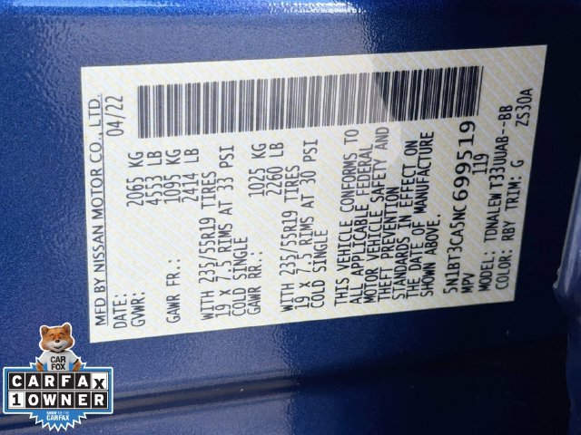 Used 2022 Nissan Rogue SL w/ SL Premium Package FWD image 44