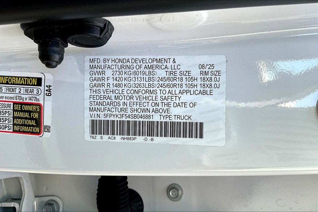 Certified 2025 Honda Ridgeline RTL image 14