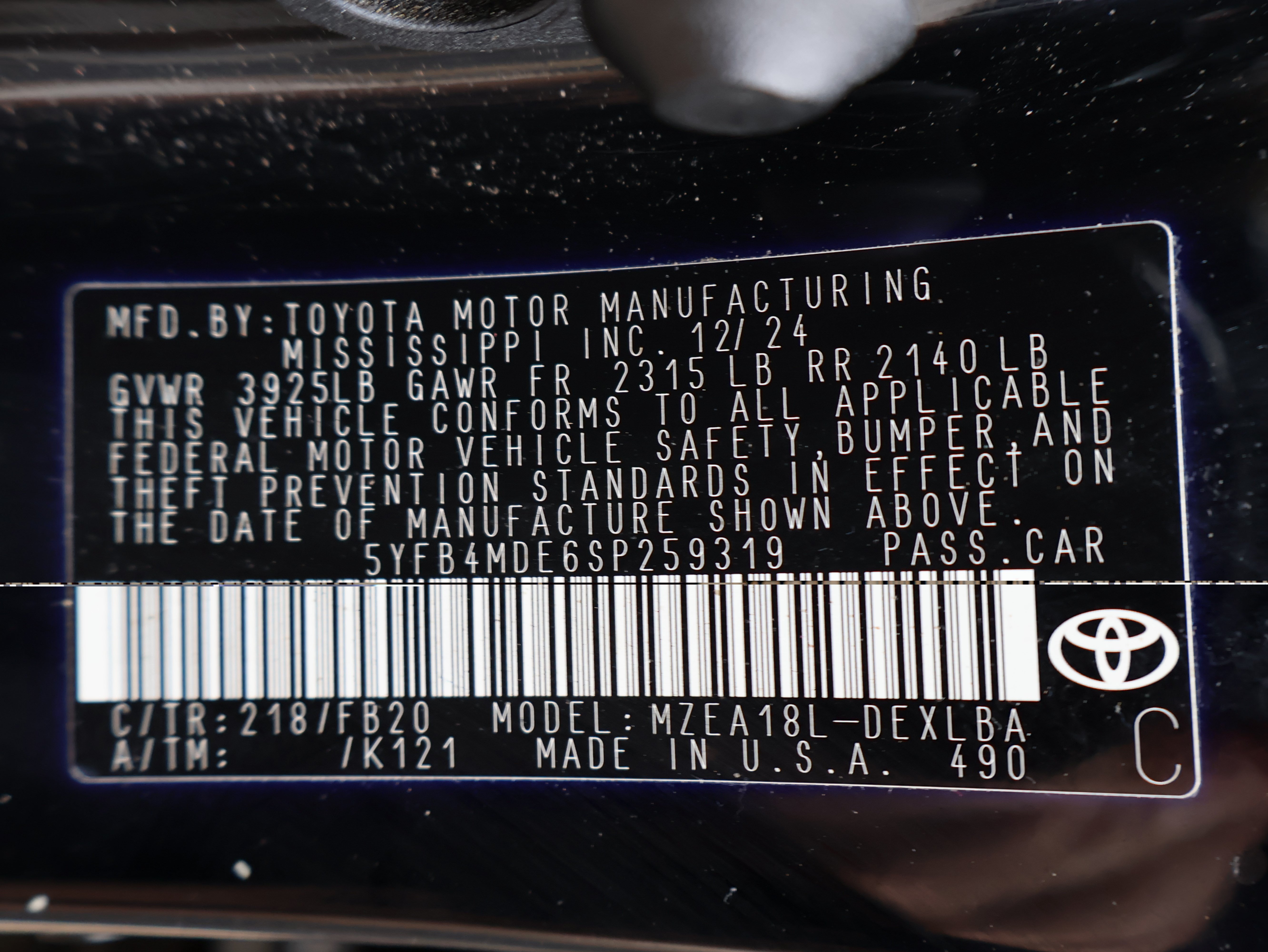 Used 2025 Toyota Corolla LE FWD image 40
