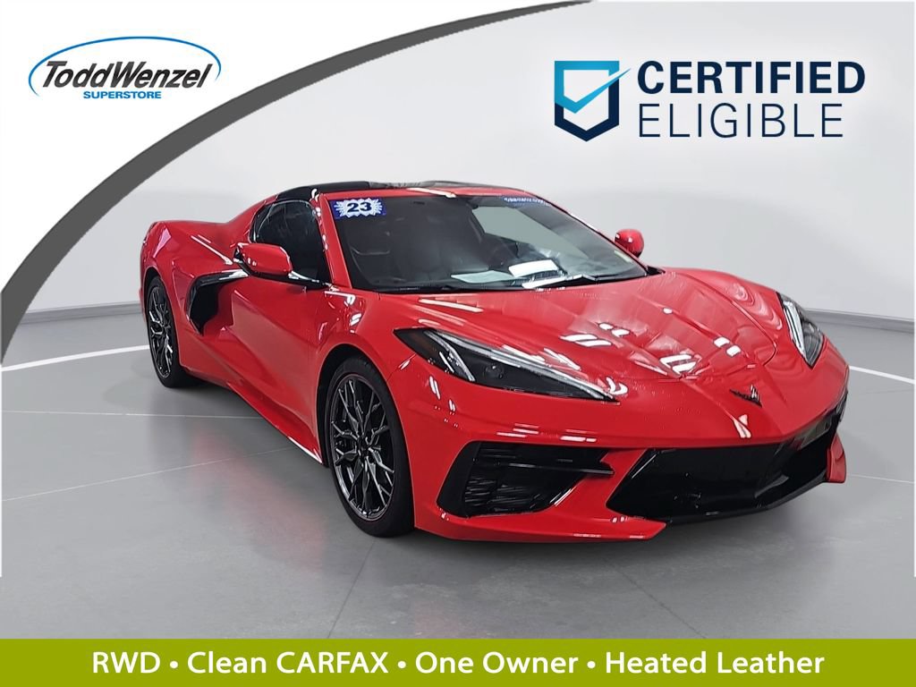 Certified 2023 Chevrolet Corvette Stingray Preferred Cpe w/ Battery Protection Package RWD image 1