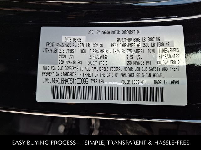 Certified 2025 MAZDA CX-70 Plug-In Hybrid w/ Premium Plus AWD/4WD image 29