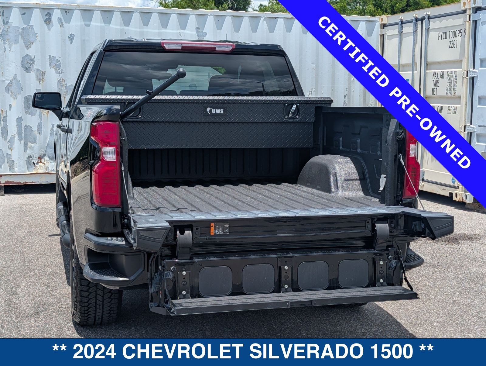 Used 2024 Chevrolet Silverado 1500 Custom w/ Turbomax Blackout Package AWD/4WD image 14
