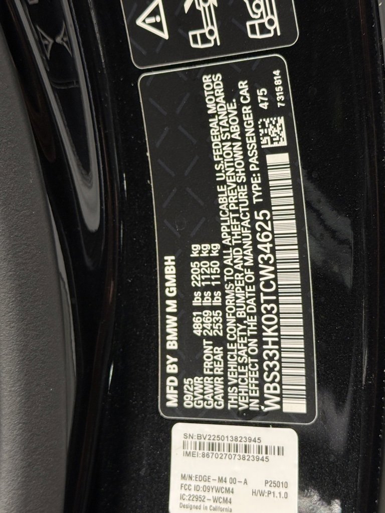 New 2026 BMW M4 xDrive Competition image 25