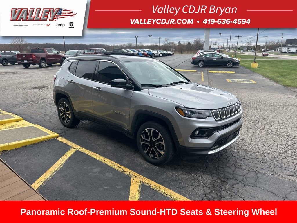 Used 2022 Jeep Compass Limited w/ Sun and Sound Group image 1