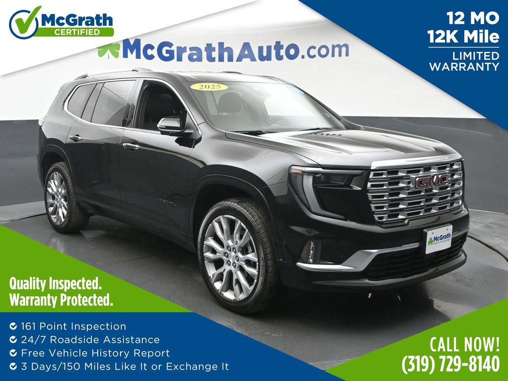 Used 2025 GMC Acadia Denali w/ Super Cruise Package AWD/4WD image 1