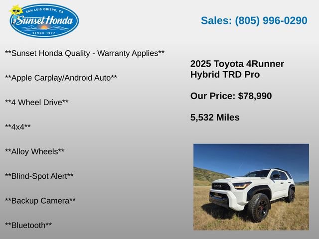 Used 2025 Toyota 4Runner TRD Pro AWD/4WD image 5