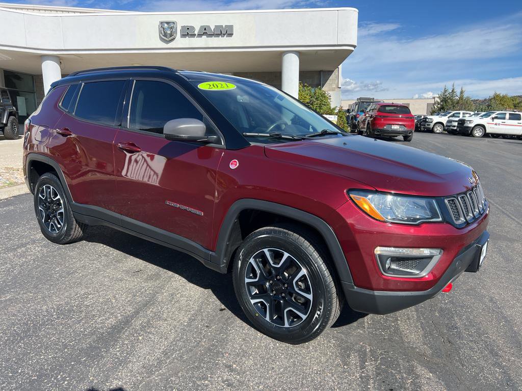 Used 2021 Jeep Compass Trailhawk image 1