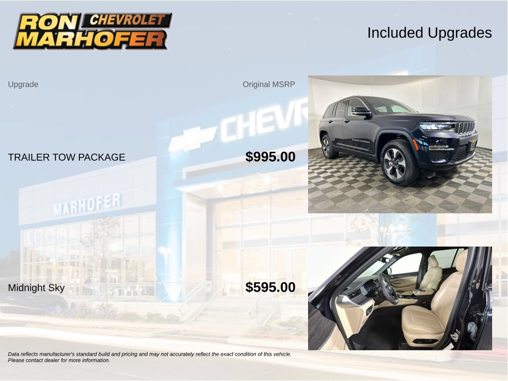 Used 2024 Jeep Grand Cherokee Limited 4xe w/ Trailer Tow Package AWD/4WD image 6