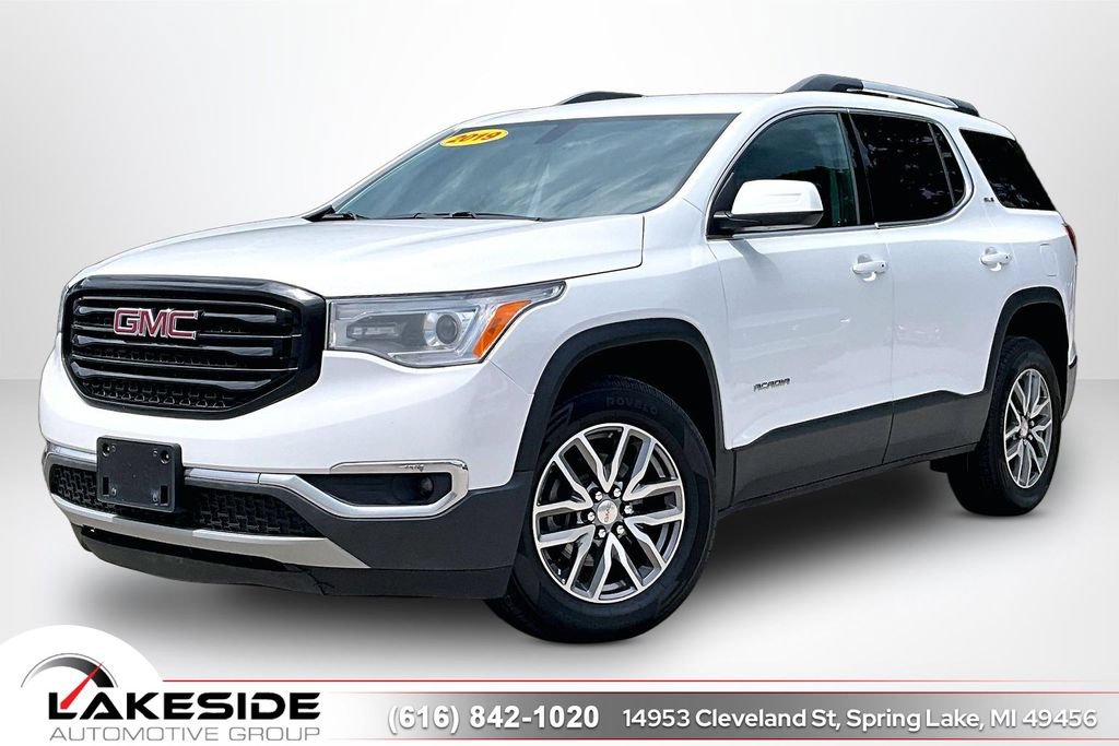 Used 2019 GMC Acadia SLE w/ LPO, Black Accent Package AWD/4WD image 1