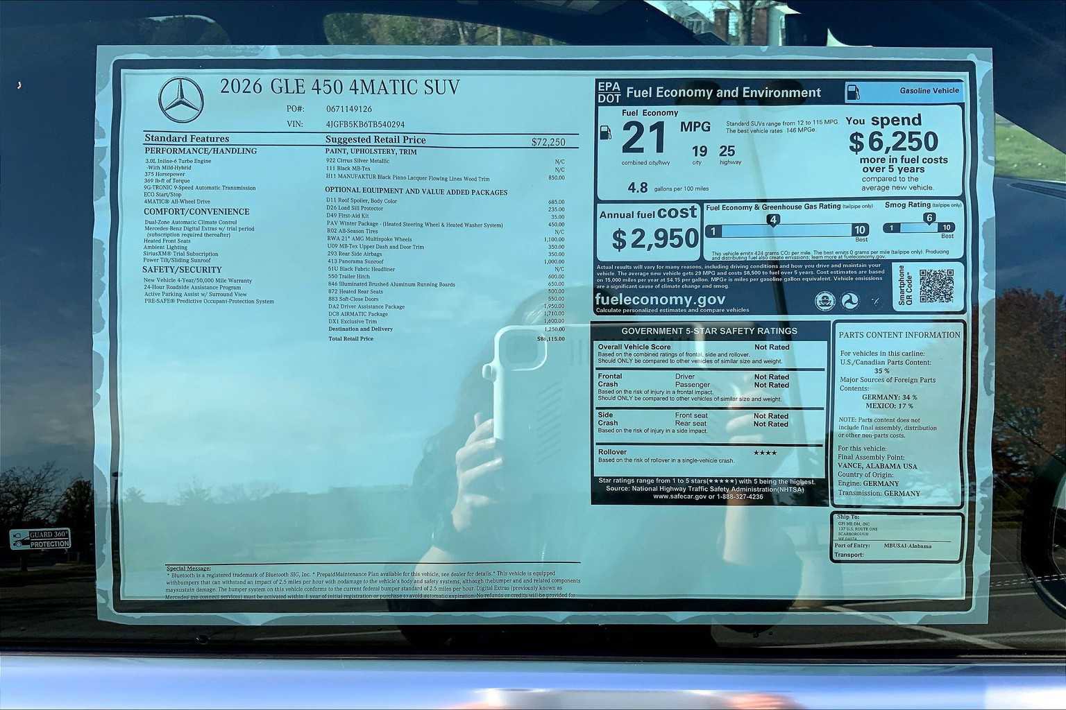 New 2026 Mercedes-Benz GLE 450 4MATIC image 26