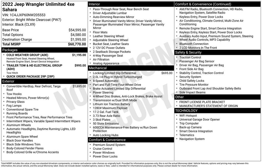 Certified 2022 Jeep Wrangler Unlimited Sahara w/ Cold Weather Group image 41
