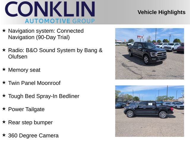 Used 2021 Ford F150 Platinum w/ Equipment Group 701A High AWD/4WD image 4