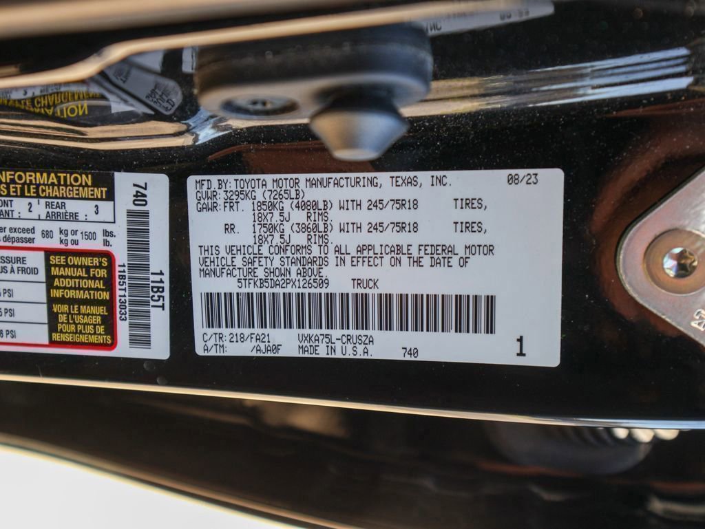 Used 2023 Toyota Tundra SR w/ SR Tow Package image 32