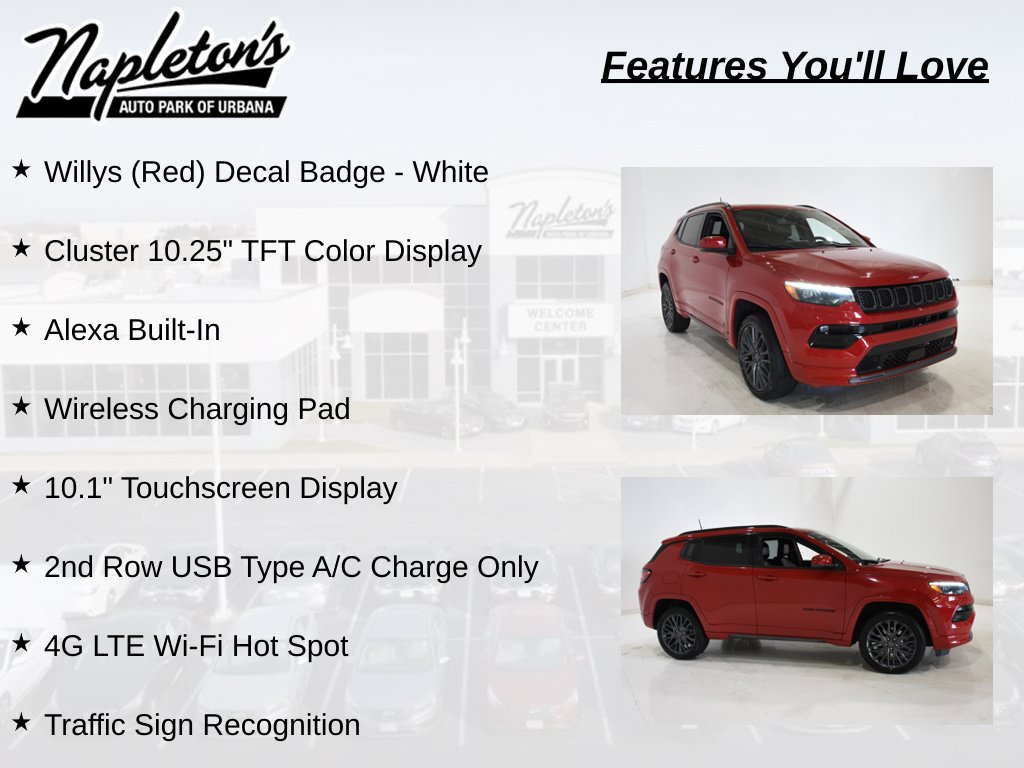 Used 2023 Jeep Compass Limited w/ Elite Group for (Red) Edition AWD/4WD image 33
