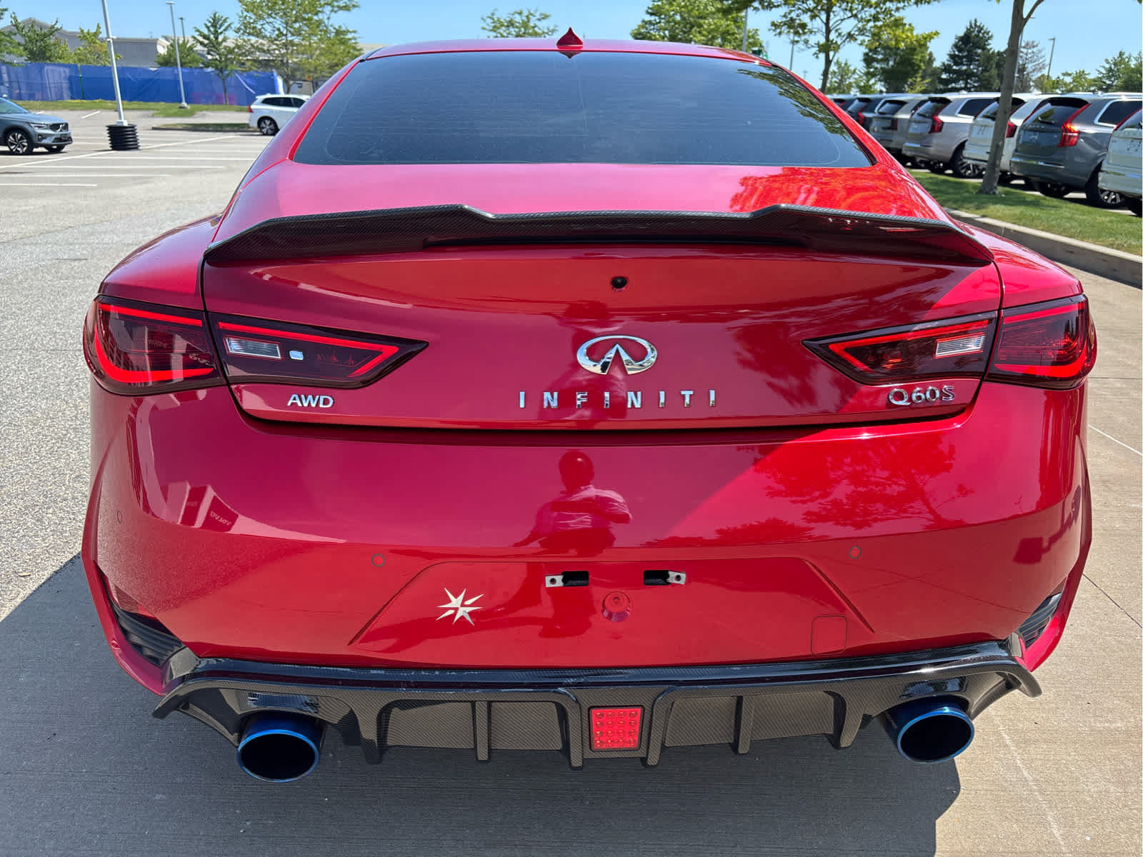 Used 2022 INFINITI Q60 Red Sport 400 w/ Cargo Package AWD/4WD image 26