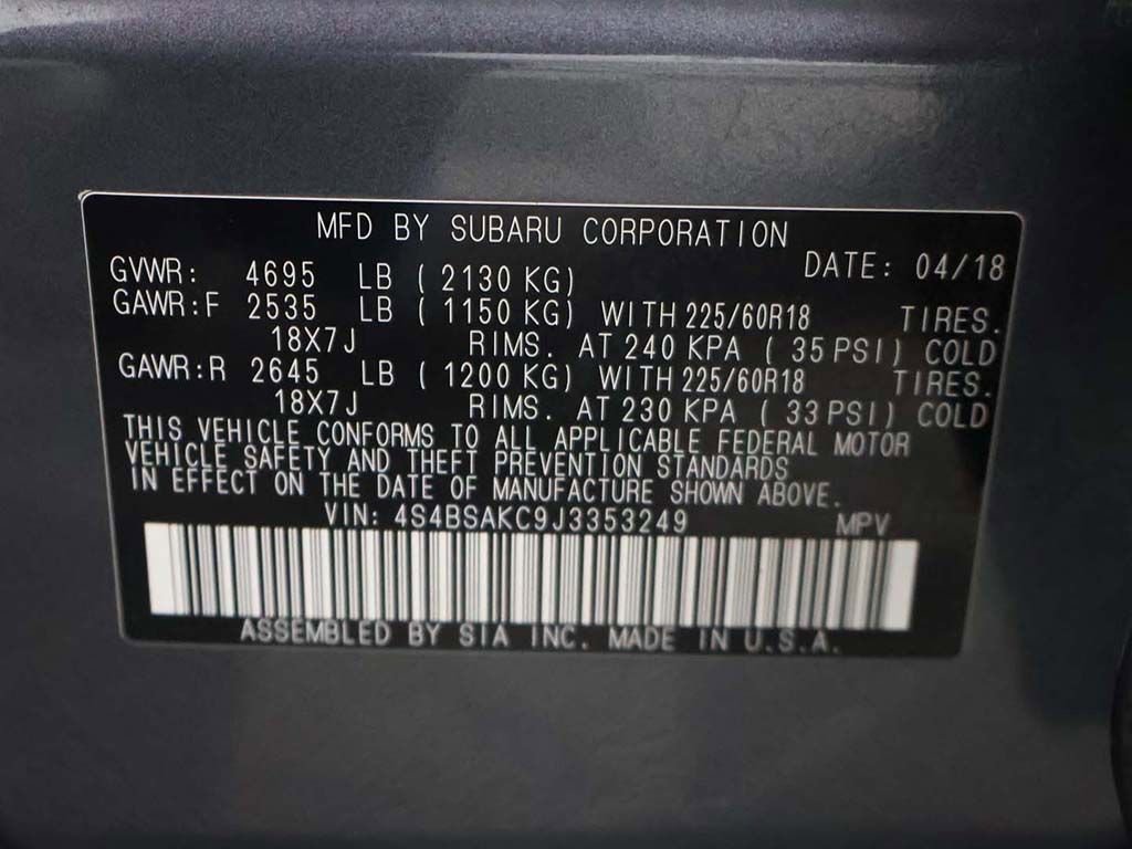 Used 2018 Subaru Outback 2.5i Limited AWD/4WD image 52