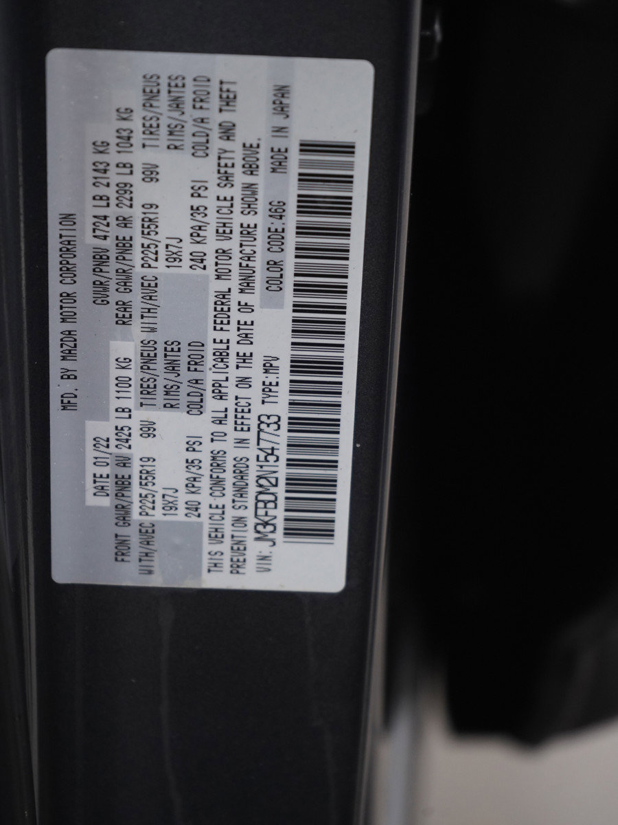 Used 2022 MAZDA CX-5 AWD 2.5 S w/ Premium Package image 30