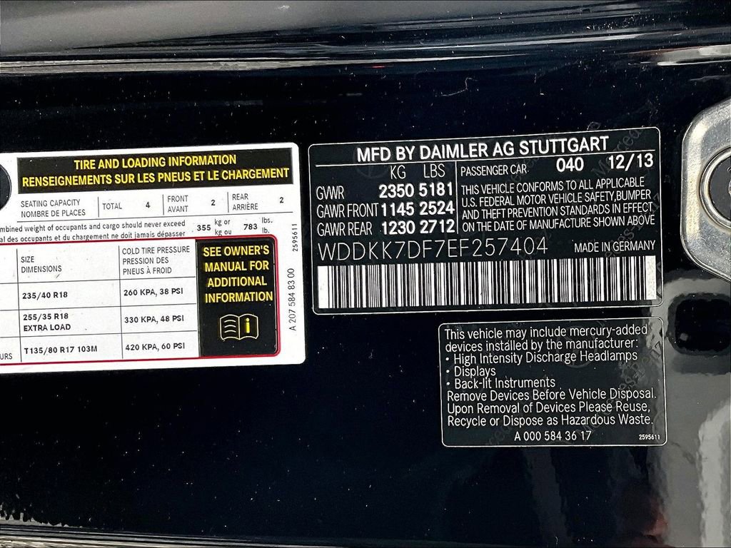 Used 2014 Mercedes-Benz E 550 Cabriolet w/ Premium 1 Package image 29