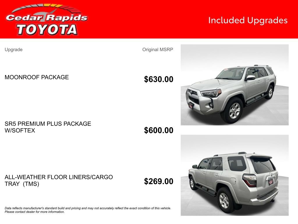 Certified 2022 Toyota 4Runner SR5 Premium w/ Moonroof Package image 7