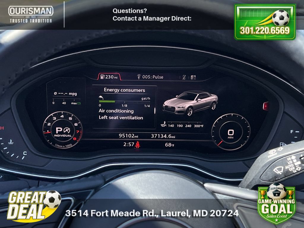 Used 2019 Audi A5 2.0T Premium Plus w/ Premium Plus AWD/4WD image 7