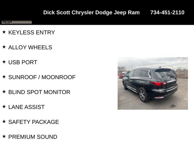 Used 2019 INFINITI QX60 Luxe w/ Essential Package image 12