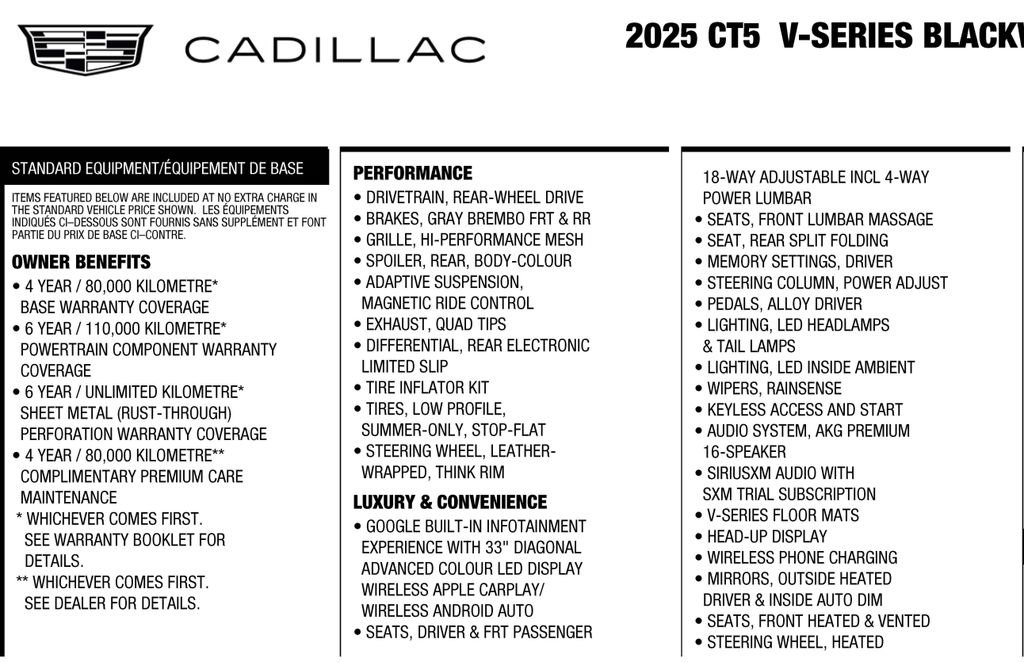 Used 2025 Cadillac CT5 V Blackwing RWD image 3