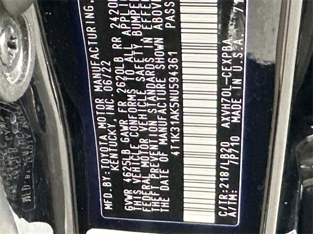 Used 2022 Toyota Camry XSE image 30