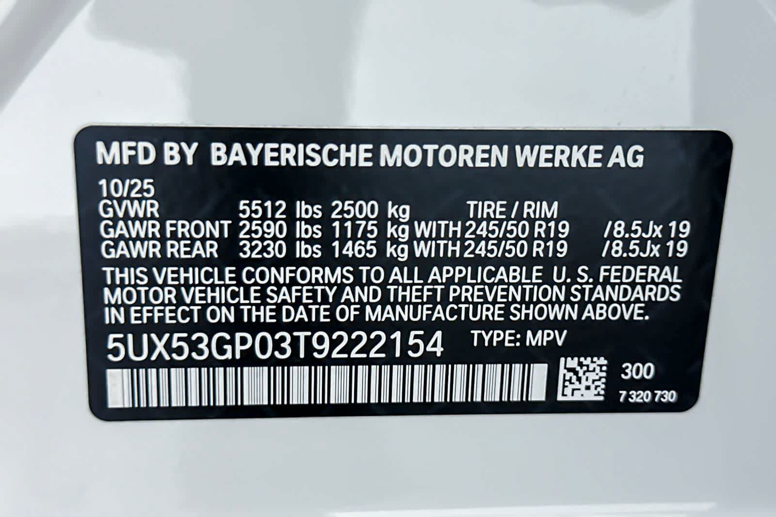 Used 2026 BMW X3 xDrive30i w/ Convenience Package AWD/4WD image 27
