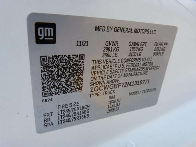 Used 2021 Chevrolet Express 2500 Extended w/ Driver Convenience Package RWD image 41