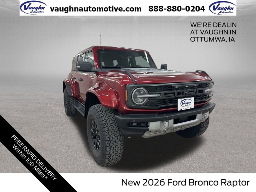 New 2026 Ford Bronco Raptor