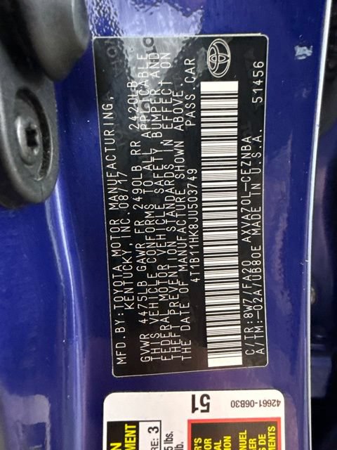 Used 2018 Toyota Camry LE FWD image 29