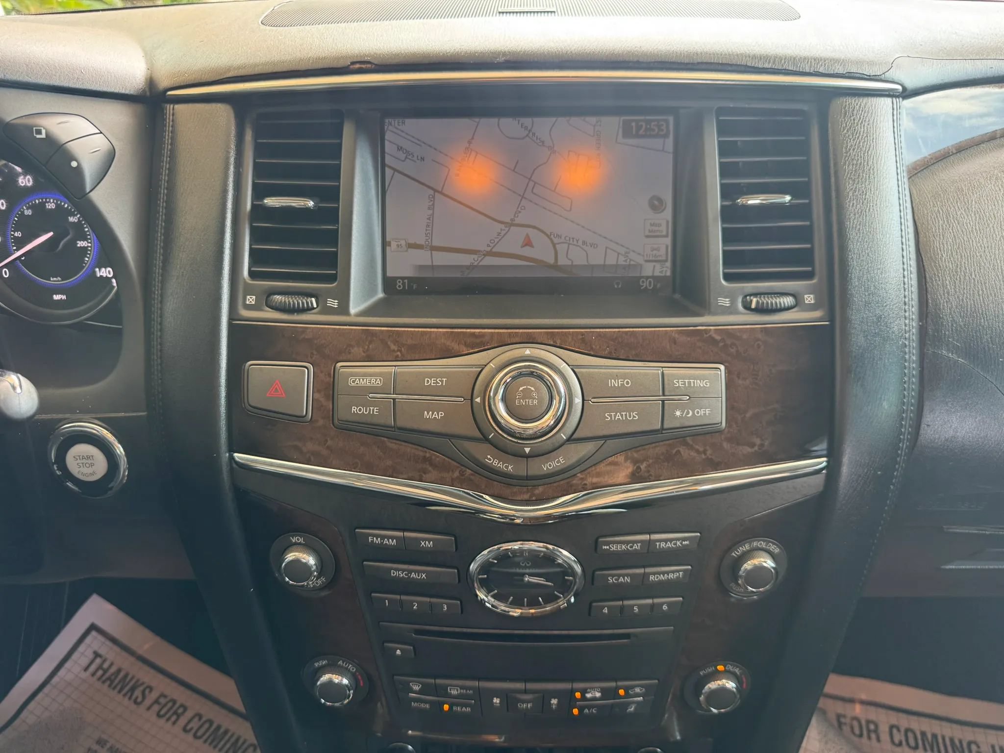 Used 2012 INFINITI QX56 4WD w/ Deluxe Touring Pkg image 25