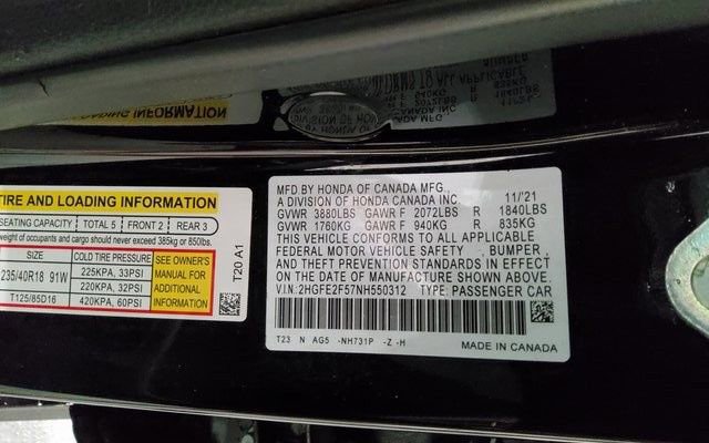 Used 2022 Honda Civic Sport image 37