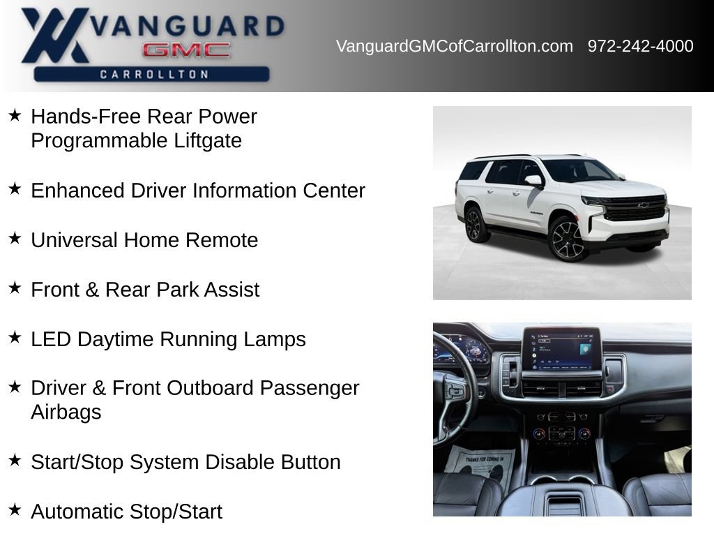 Used 2022 Chevrolet Suburban RST w/ Luxury Package RWD image 12