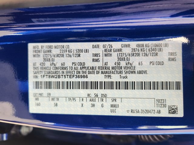 New 2026 Ford F250 Lariat w/ Black Appearance Package AWD/4WD image 26