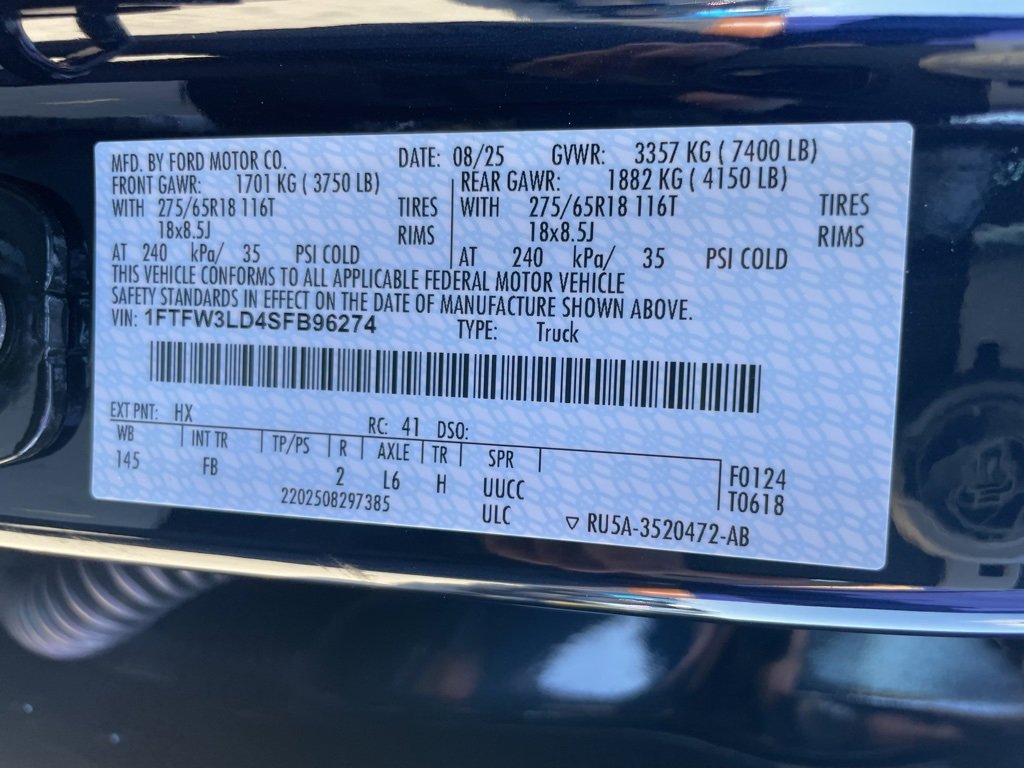 New 2025 Ford F150 XLT w/ Equipment Group 302A MID image 45