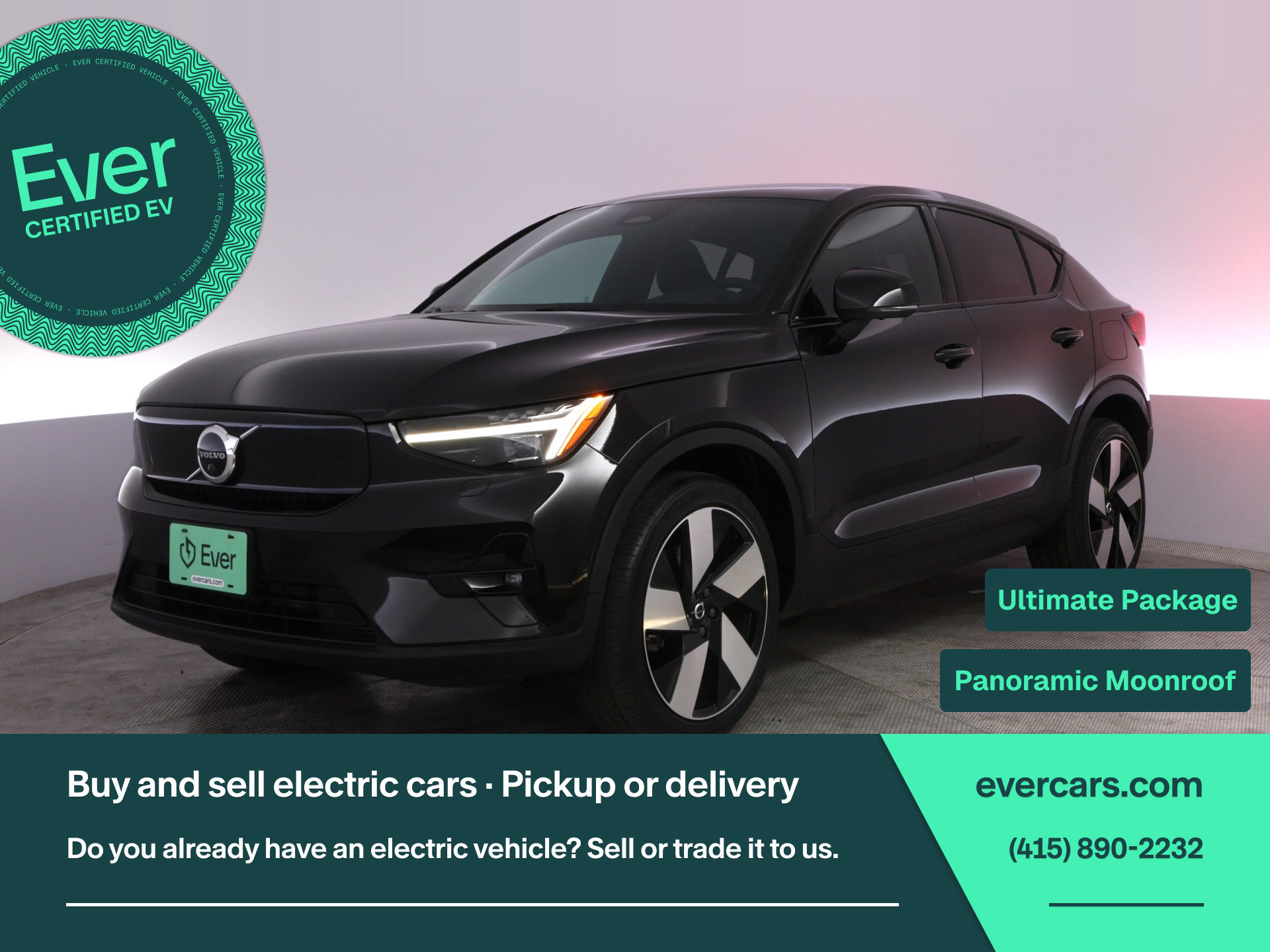 Used 2023 Volvo C40 P8 Recharge Ultimate