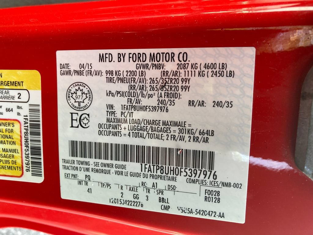 Used 2015 Ford Mustang Premium RWD image 37