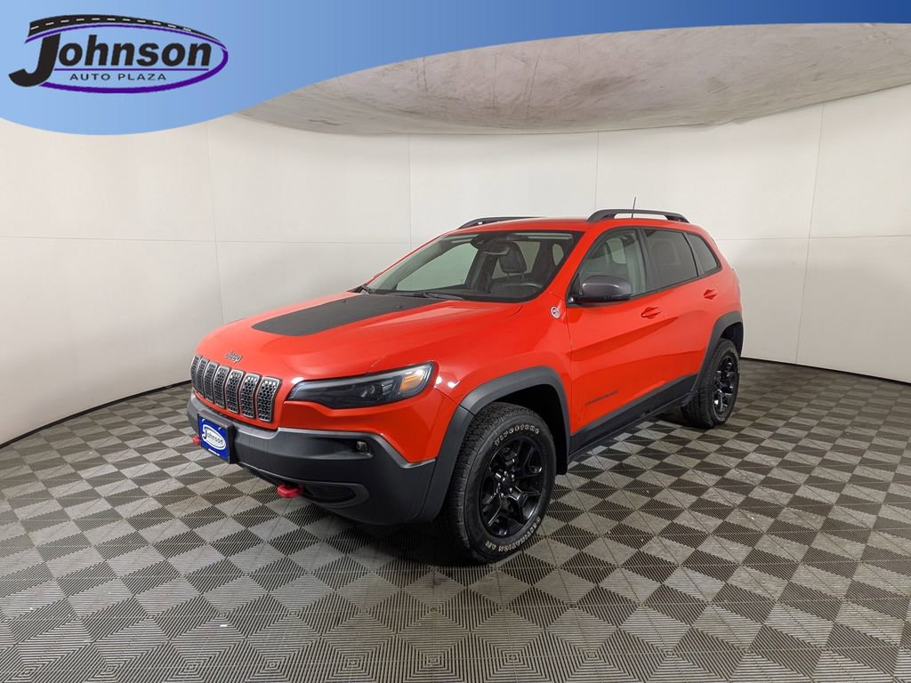 Certified 2021 Jeep Cherokee Trailhawk w/ Premium Leather Package AWD/4WD image 1