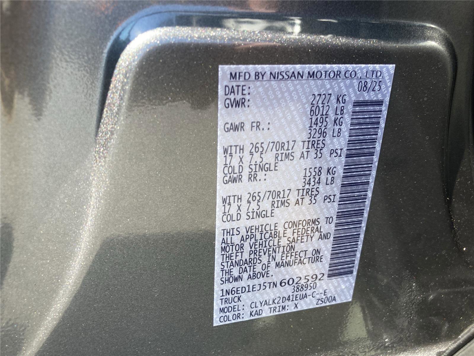 New 2026 Nissan Frontier Pro-X w/ Pro-X Convenience Package image 38