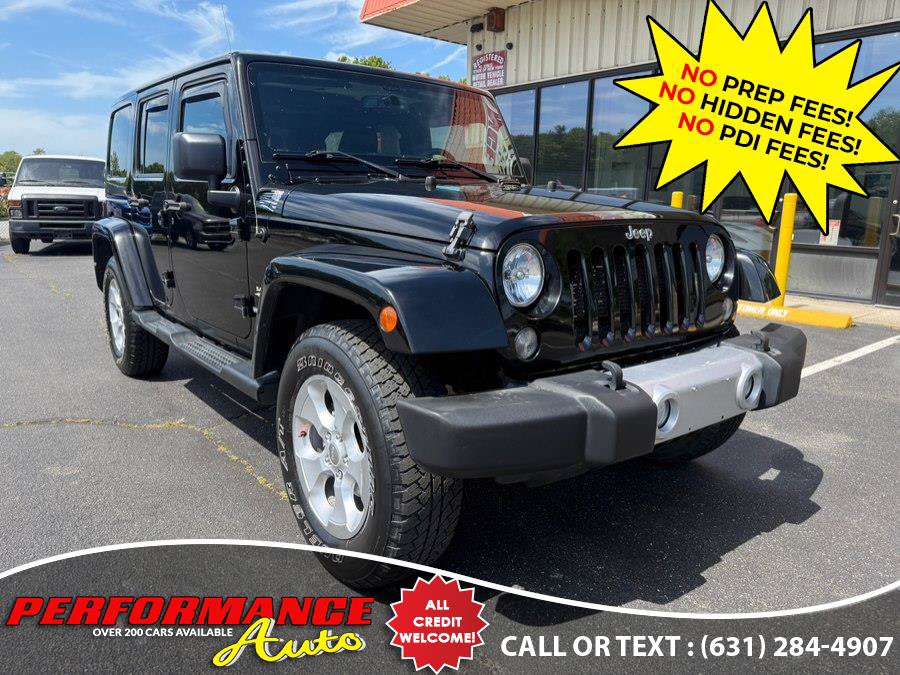 Used 2015 Jeep Wrangler Unlimited Sahara w/ Max Tow Package AWD/4WD image 1