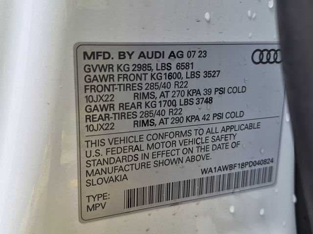 Used 2023 Audi SQ8 Premium Plus AWD/4WD image 25