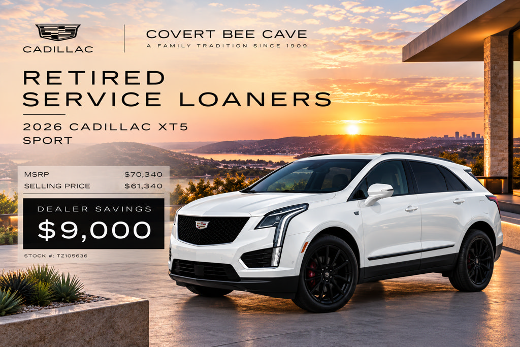 New 2026 Cadillac XT5 Sportv w/ LPO, Onyx Lite Package